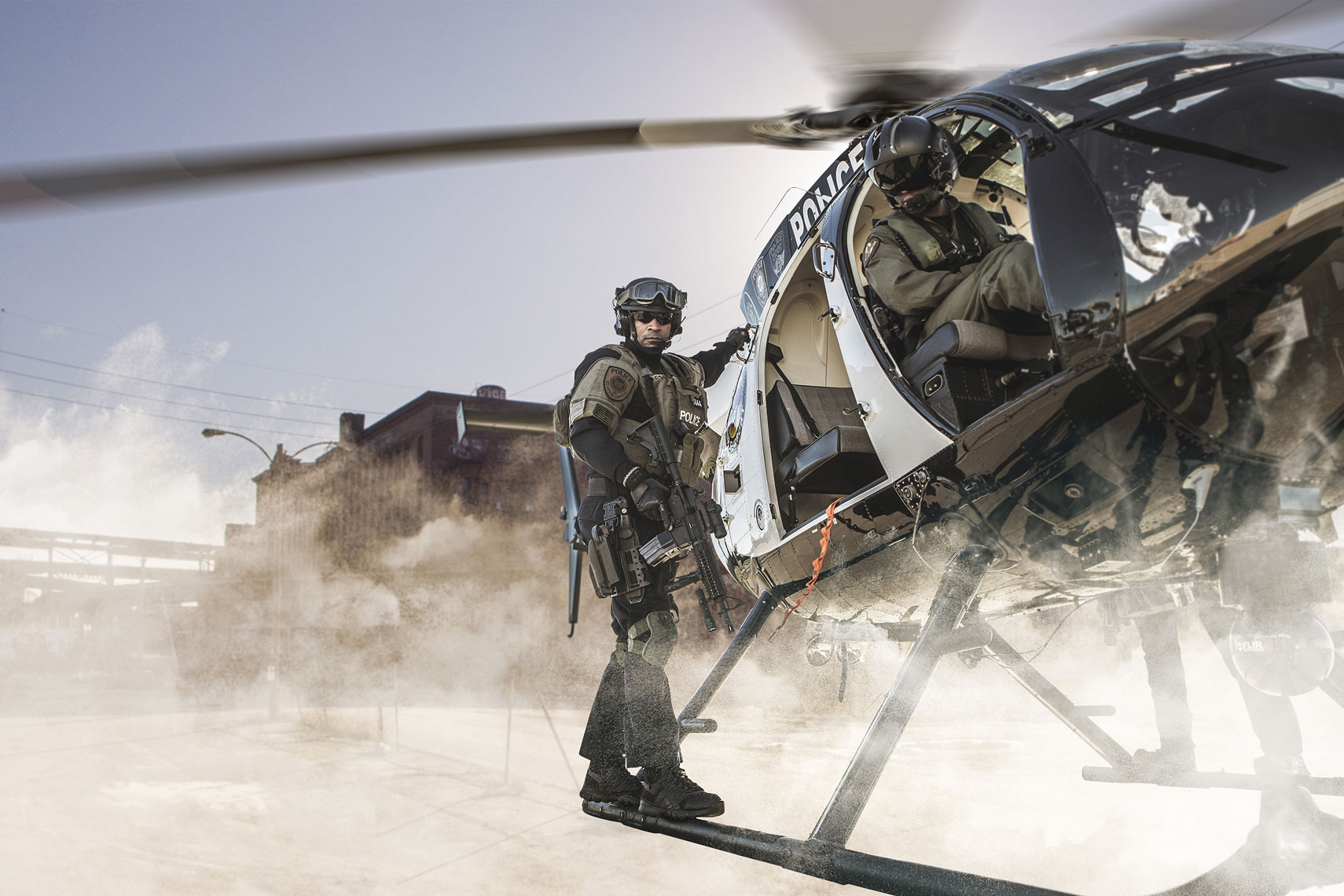 Reebok Duty Tactical Helicopter  | John Fedele Photography