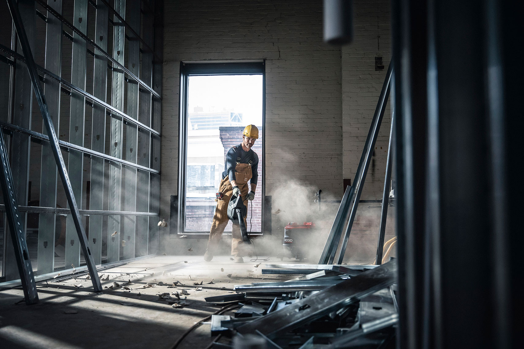 RIDGID RED RT1600 Wet/Dry Vacuum | John Fedele Product Photography