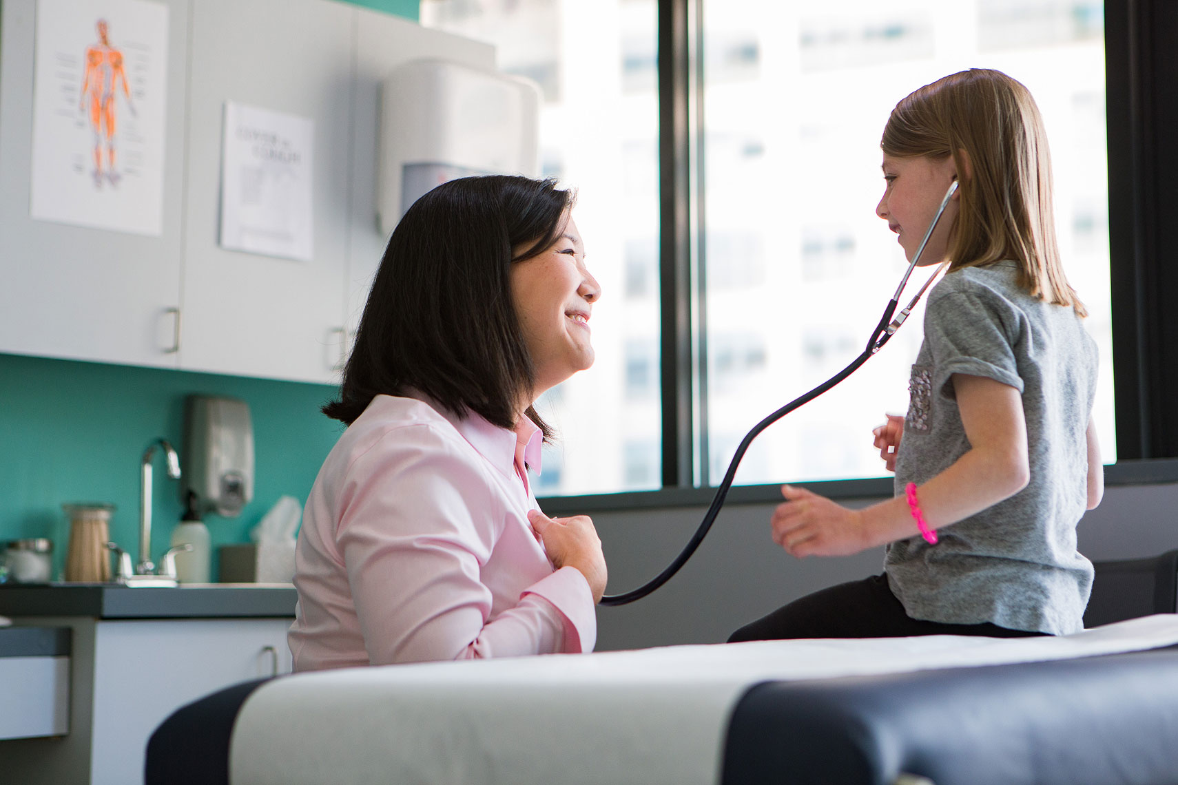 Female Doctor with Girl and Stethoscope | JOHN FEDELE PHOTO x MOTION |  Commercial Photography, Advertising Photography, Lifestyle Photography,  Video Production, Cinematography